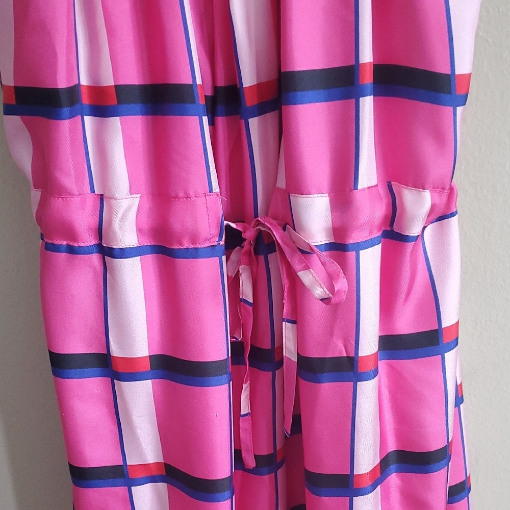 Paper Londo. Brand Chic Striped Maxi Dress in Pink and Blue - Picture 5 of 9